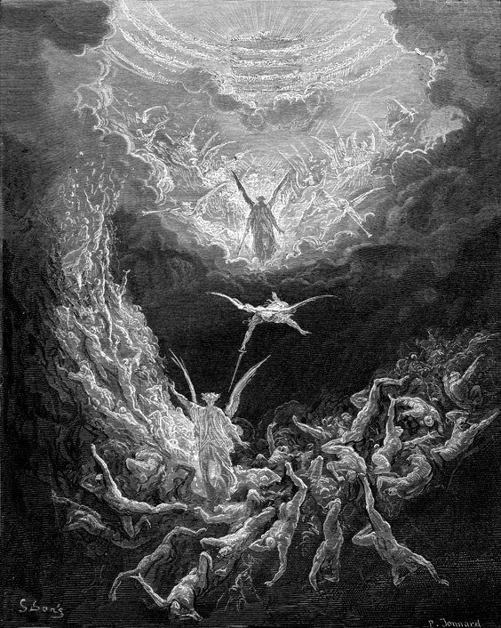The Last Judgment, engraving by Gustave Doré, 1866